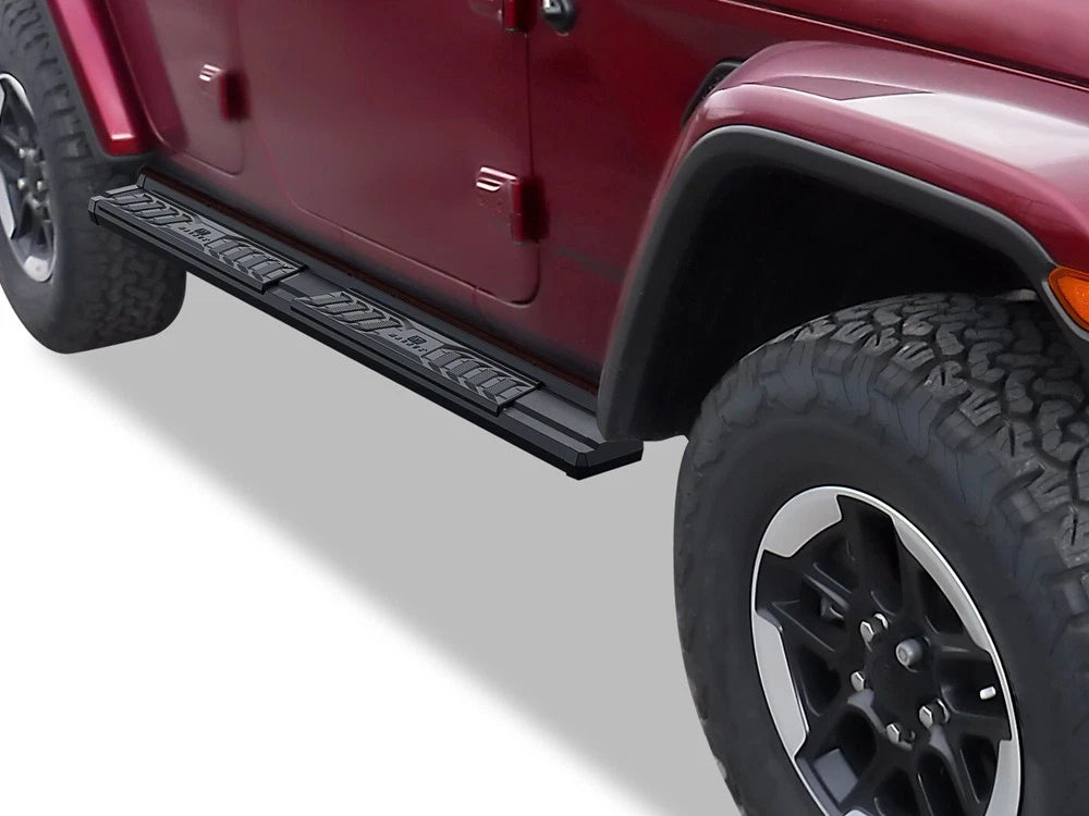 Nerf Bars for Jeep Wrangler JL 4Dr (2018–2026) - Black