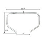 Engine Guard Crash Bar Footpegs for Harley Electra Road Glide (2009–Present)