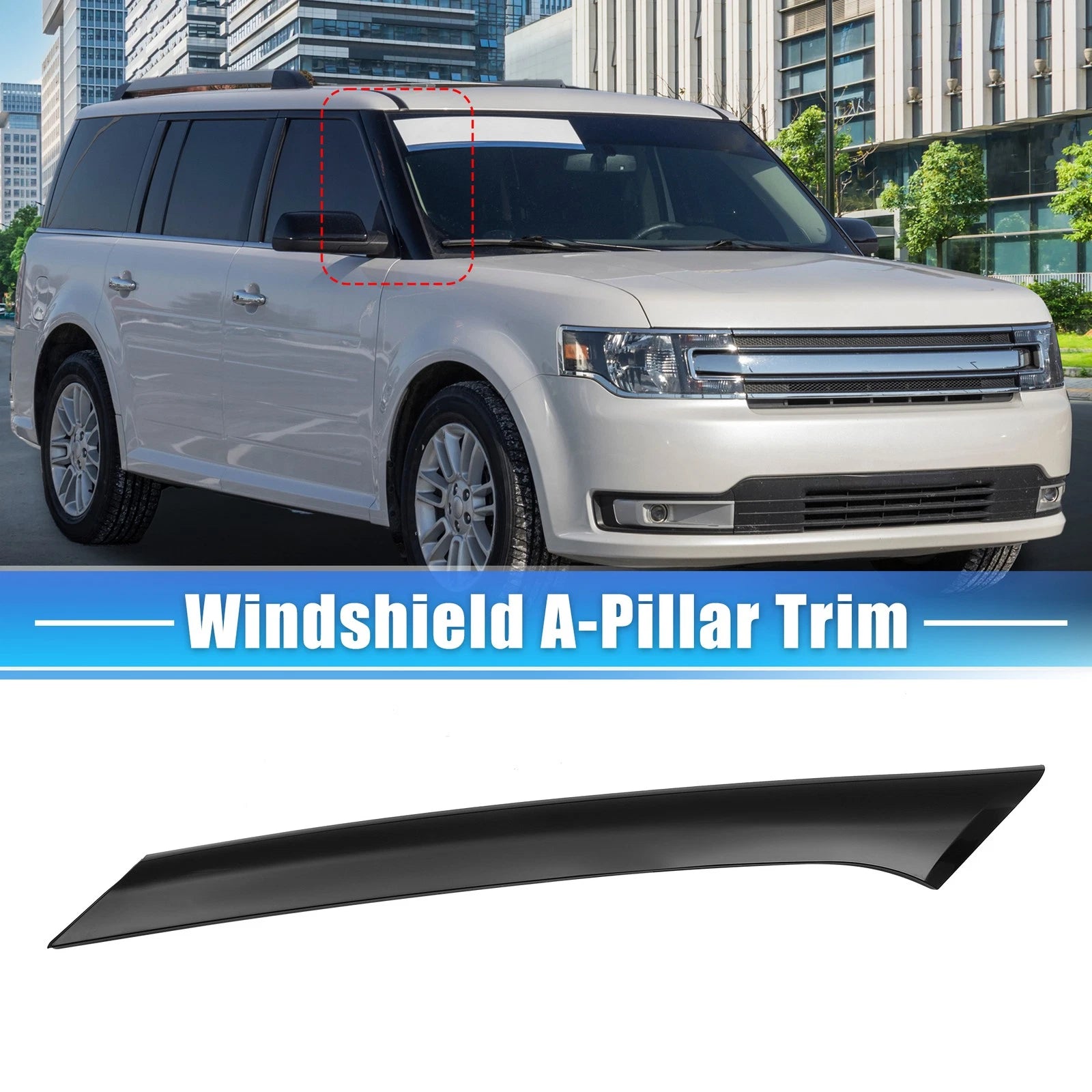 Right Windshield A-Pillar Trim Panel for Ford Flex (2009–2019) BA8Z-7403136-AA