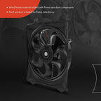 Cooling Fan Assembly with Shroud for Kia Rio (2006-2011)
