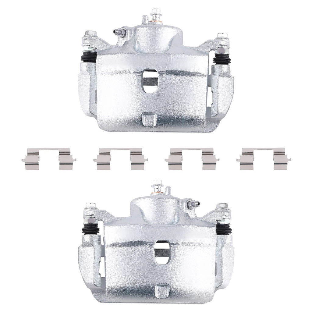 Pair Front Brake Calipers w/Bracket for Honda Accord (2003–2007) SLB19830