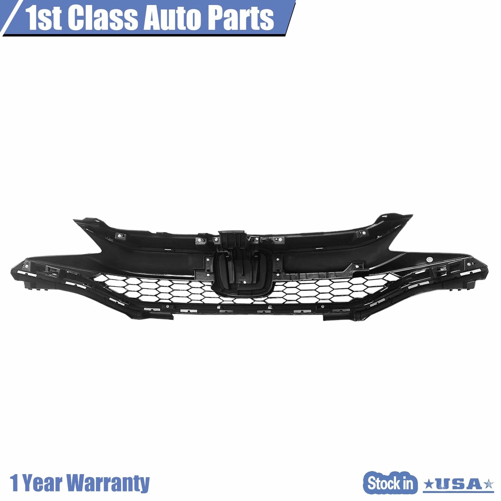 Front Grille with Chrome Honeycomb for Honda Fit (2018–2020)
