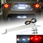 White Red Bolt-On LED License Plate Backup Reverse Brake Light Bar for Car (30-SMD) (2024–2025)