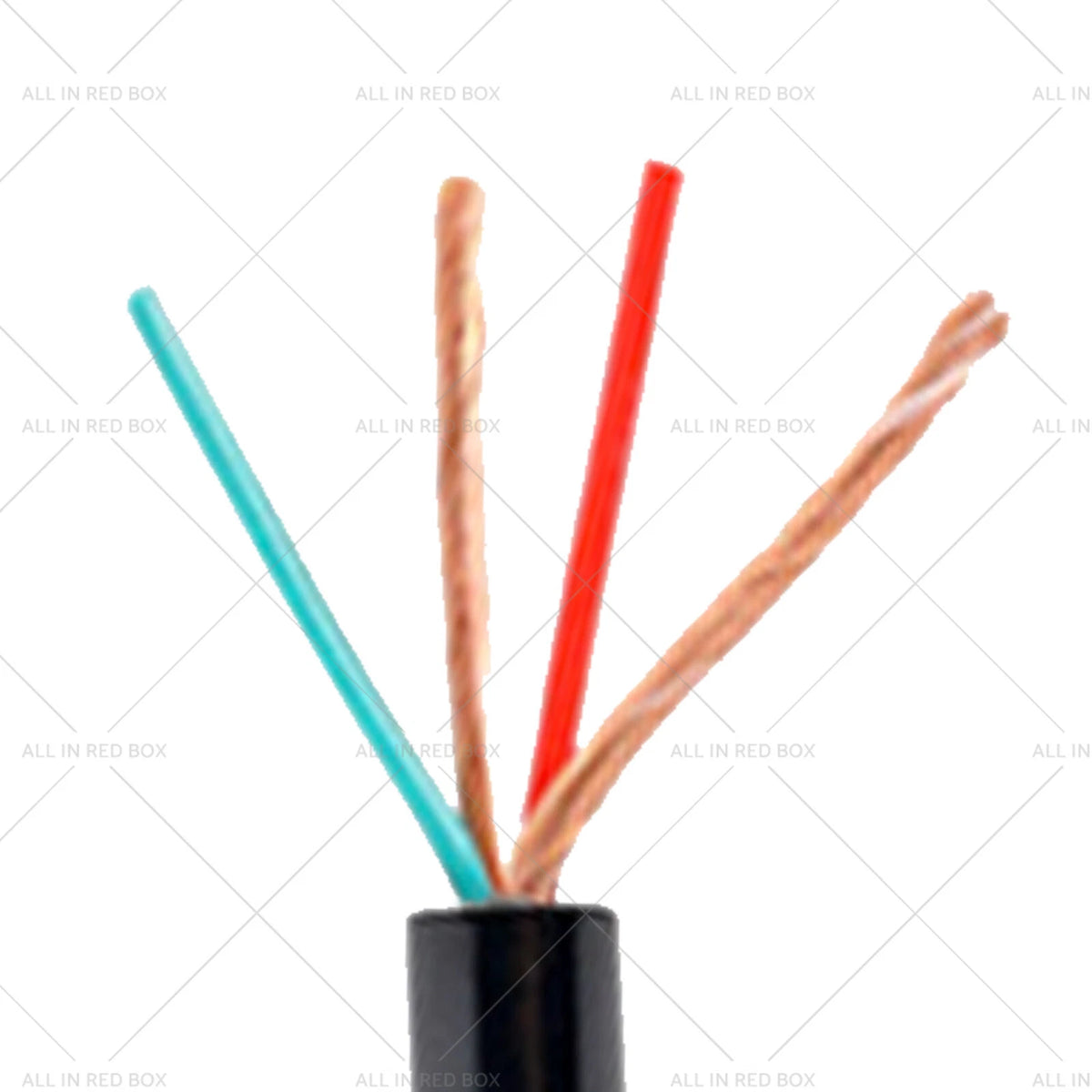 4m Spring Trailer Cable Suzy Coil with 2x 5pin & 4pin Connectors for Caravan