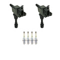 2X Ignition Coil & 4 Platinum Spark Plugs Kit for Mazda Miata (1990–2005)