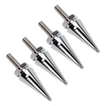 Set of 4 Silver Aluminum Windshield Spiked Bolts for CVO Road Glide FLTR (2015–2025)
