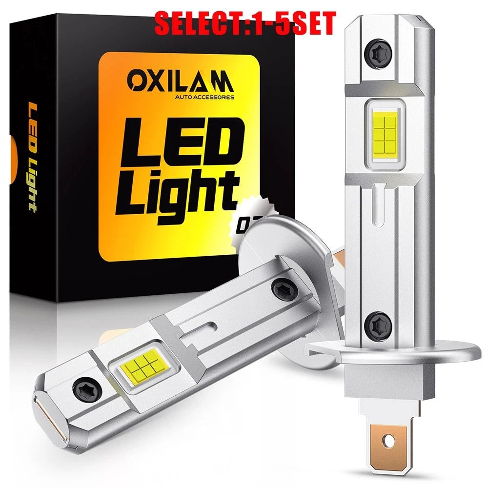 2X OXILAM LED Headlights Hi/Lo Beam 6500K 40000LM 200W for