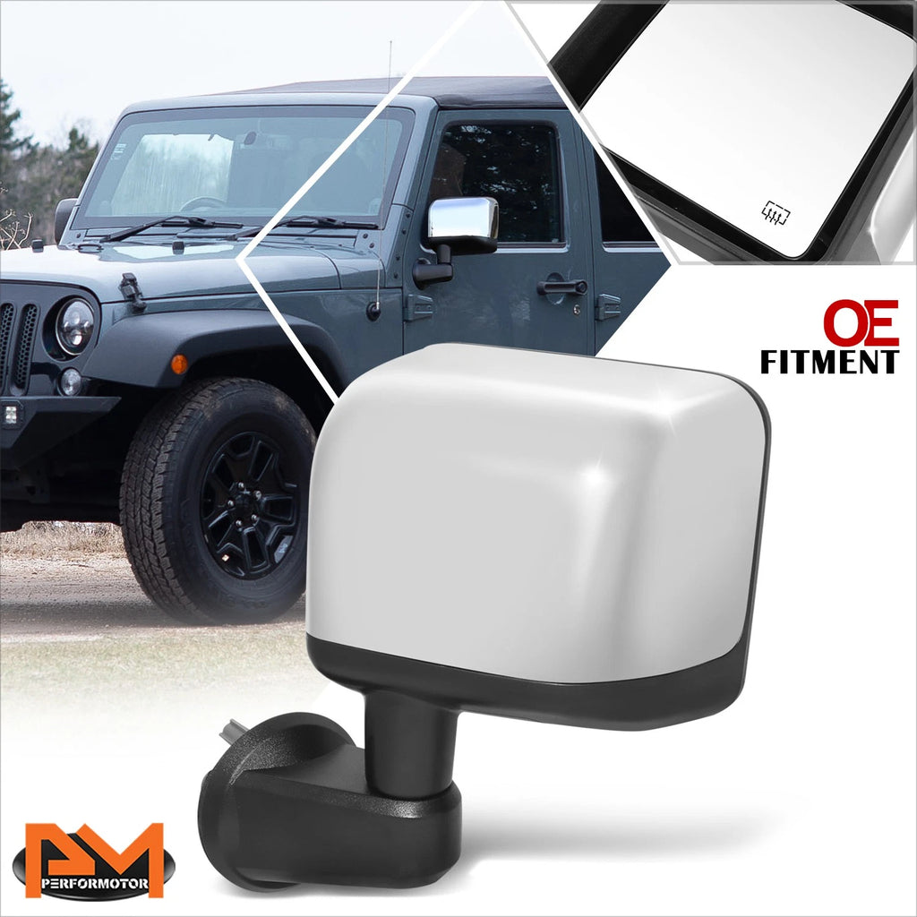OE Style Power Heated Chrome Cover Side View Mirror for Jeep Wrangler (2014)