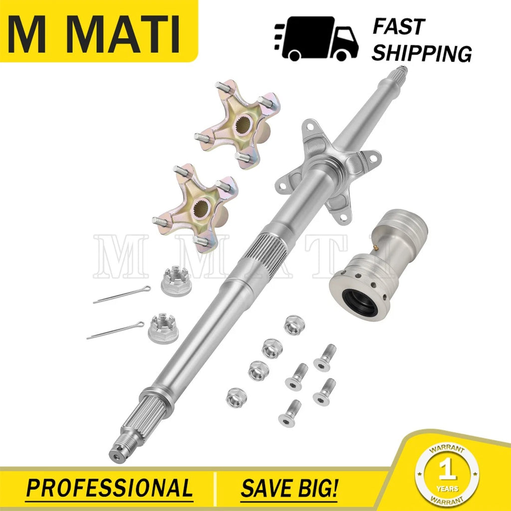 Rear Axle Shaft & Wheel Hub & Bearing Carrier for Honda TRX400X (2009–2014)