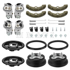 Front Brake Drum Plate Cylinder Kit for Yamaha Kodiak 400 4x4 (1993–1998)