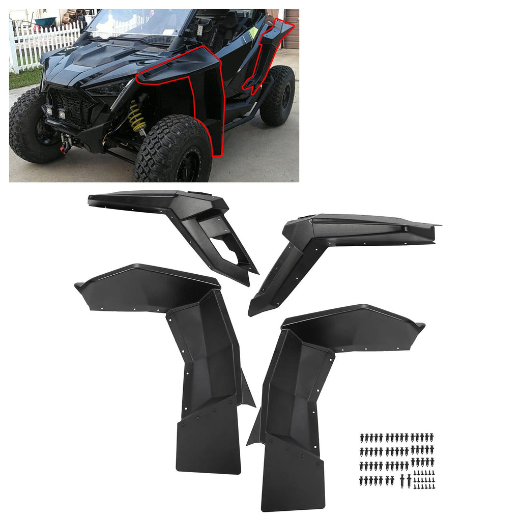 Full Coverage Fender Flares for Polaris RZR Pro XP/Pro R/Turbo R (2020–2024)