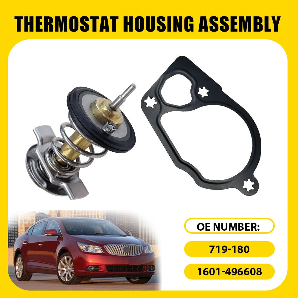Coolant Thermostat Housing for Buick Cadillac Chevrolet GMC Pontiac Saturn (3.6L)