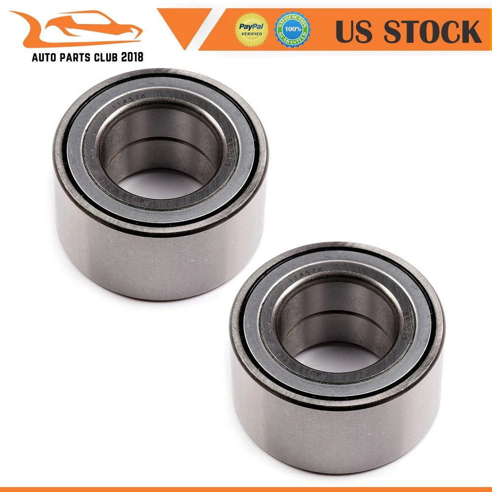 2X Front Wheel Press Bearing for Hyundai Accent Tiburon Elantra Kia Rio (2000–2019)