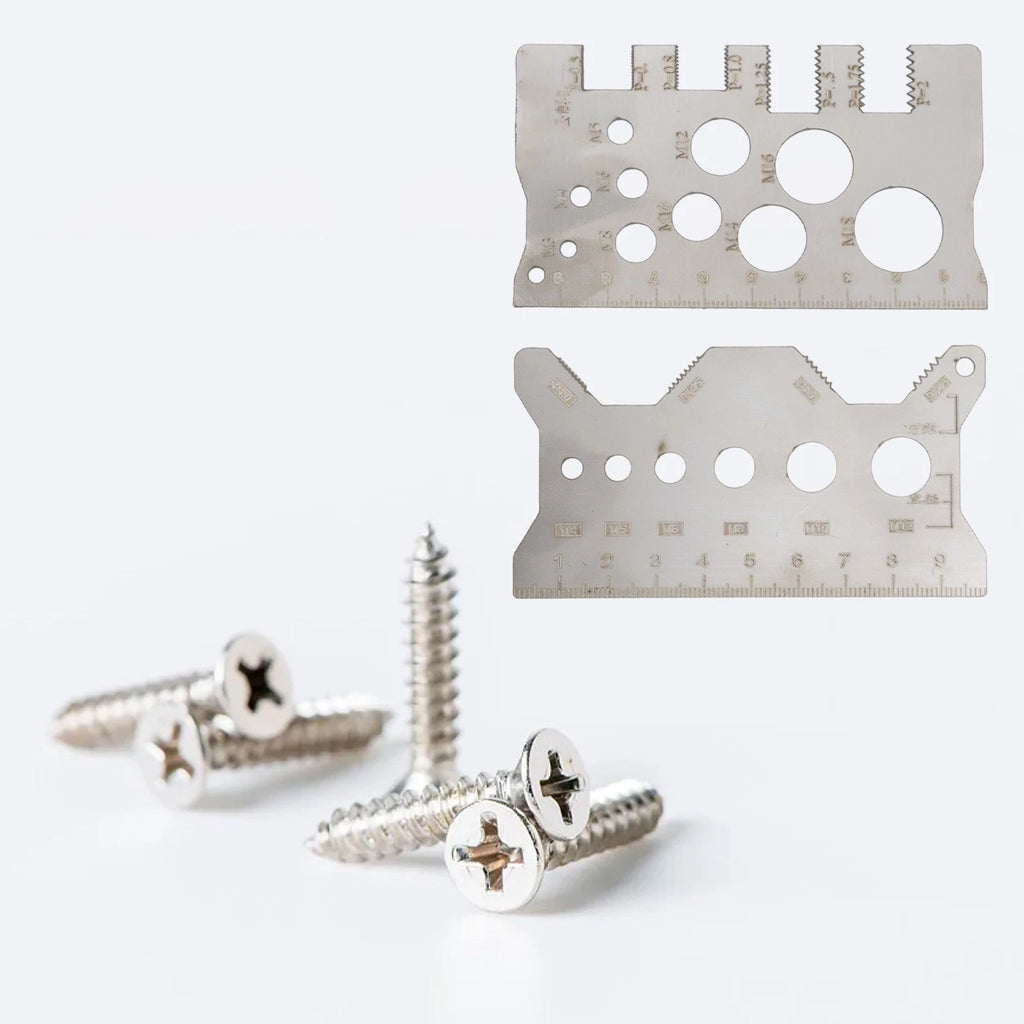 304 Stainless Steel Screw Thread Pitch Gauge for Accurate Measurements