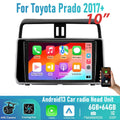 6-64GB Wireless CarPlay Android Head Unit Upgrade for Toyota Prado (2017-2023)