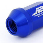 Set of 20 J2 7075-T6 Forged Aluminum M12x1.5 Open-End Lug Nuts for Universal