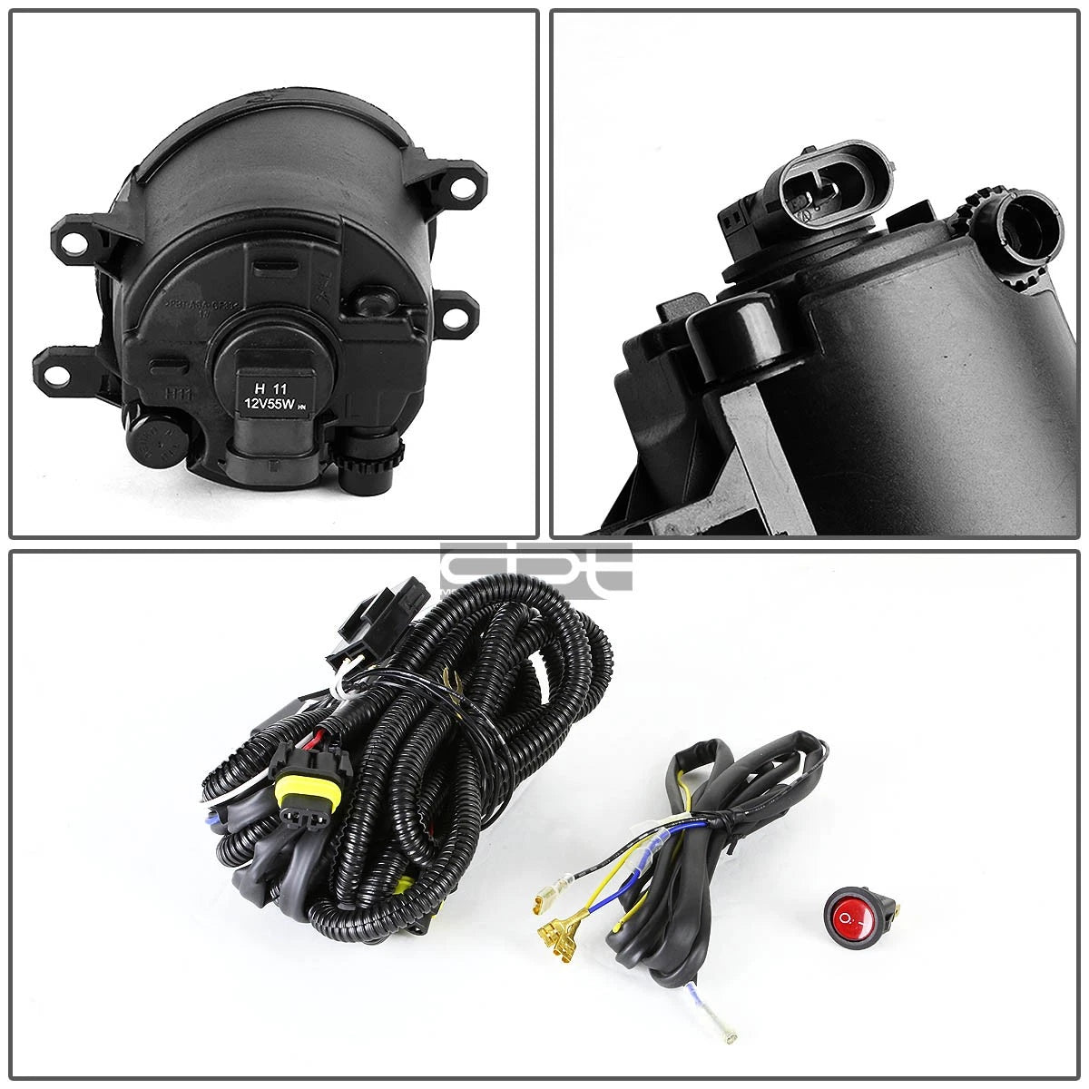 Fog Lights with Bezel Cover and Switch for Ford Fiesta (2009–2010)