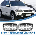 Front Hood Bumper Grille for BMW X5 X6 (2007–2013) No. 51137157687/51137157688