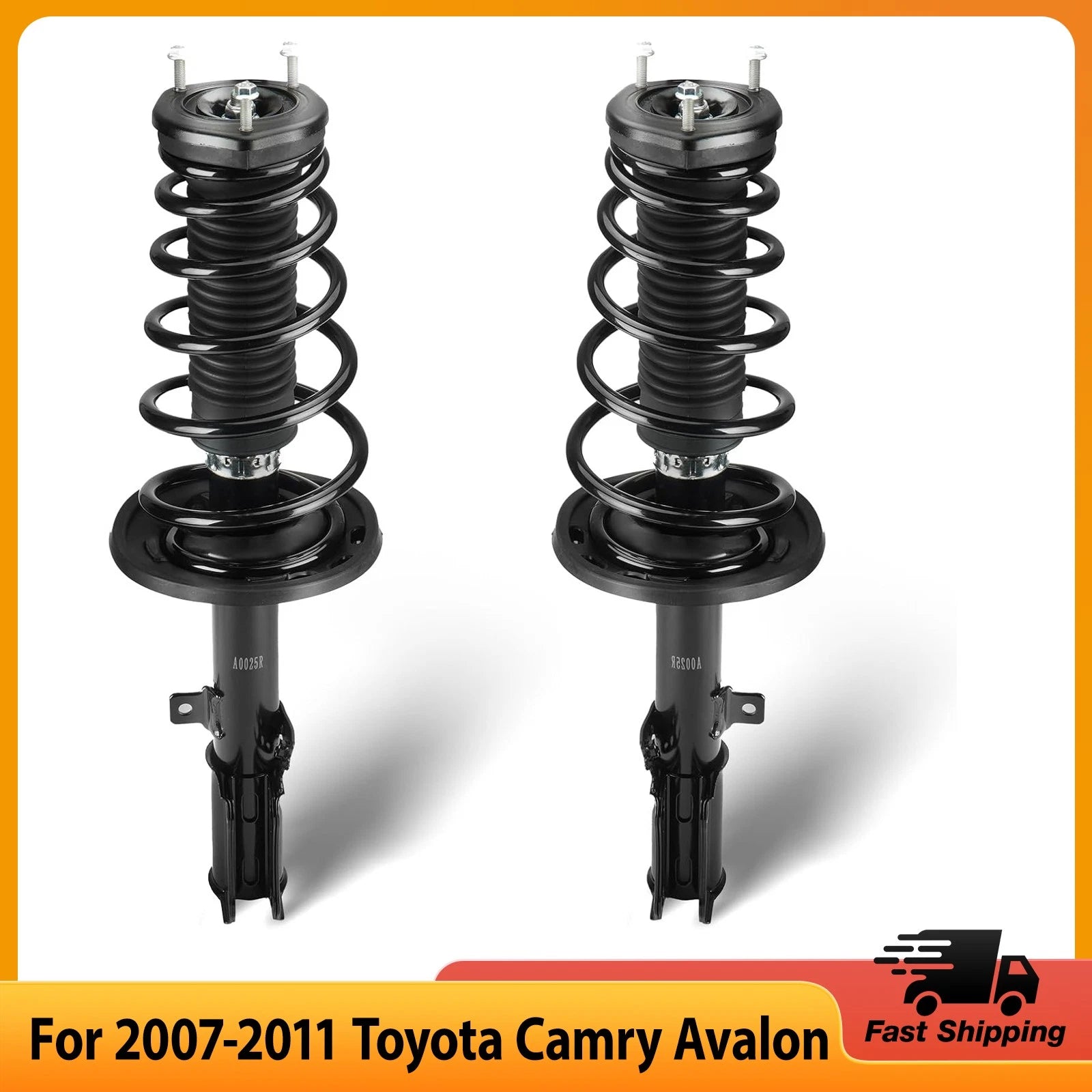 Pair Rear Struts for Toyota Camry, Avalon, Lexus ES350 (2007–2011)