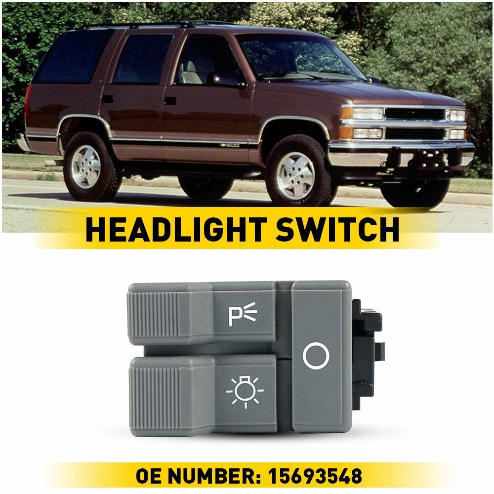 Rocker Switch for Chevy GMC Pickup Truck (1992–1994) - Gray