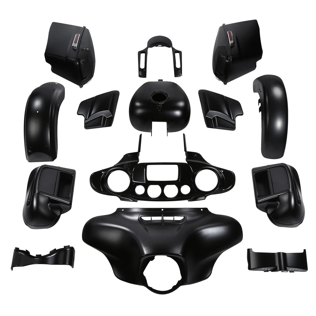 Fairings Body Kit for Harley CVO Street Glide (2014–2024) Black Denim
