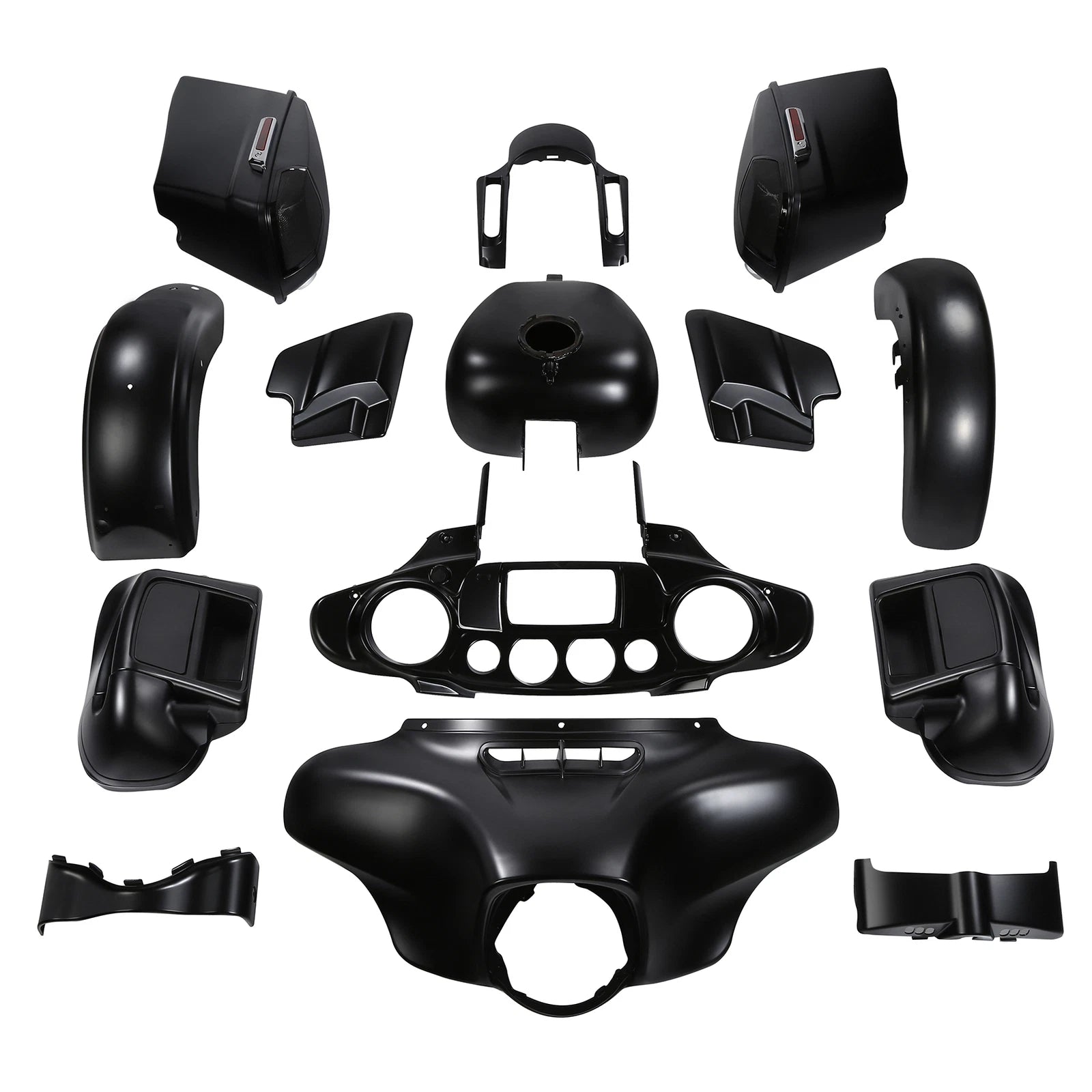 Fairings Body Kit for Harley CVO Street Glide (2014–2024) Black Denim