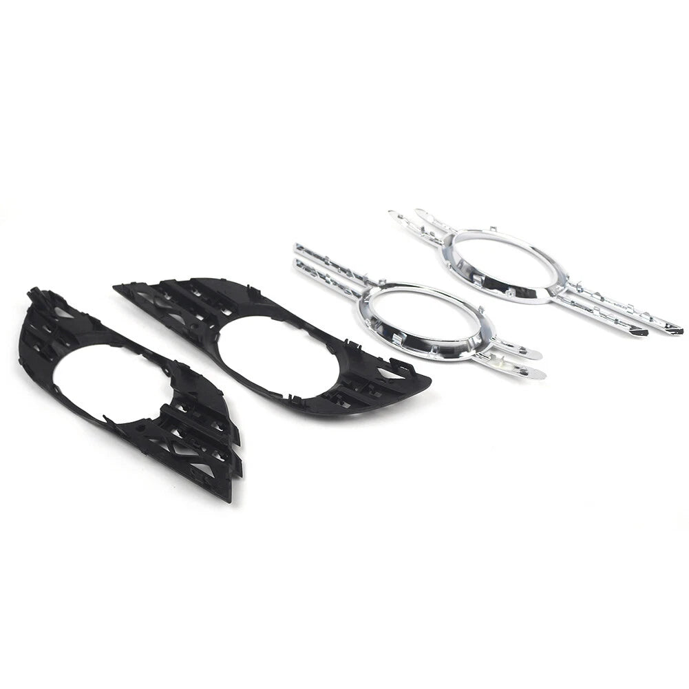 Front Fog Light Grill Cover Trim for Mercedes-Benz E320 E350 E550 (2007–2009)