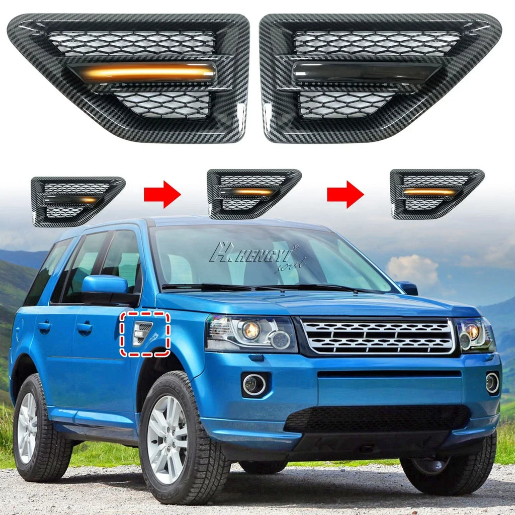 Dynamic Side Marker Light Vent Cover for Freelander 2 (2007–2014)