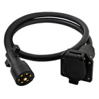 7 Way 7 Pin Trailer Extension Cord for Trailers (4/6/8/10/12FT)