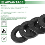 Set of 5 Oil Seal Rotary Shaft Seal NBR Rubber 35x65x10mm