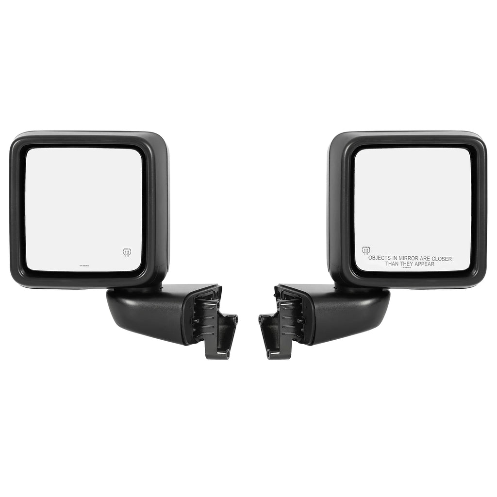 Pair Power Heated Mirrors for Jeep Gladiator Wrangler JL (2018-2023)
