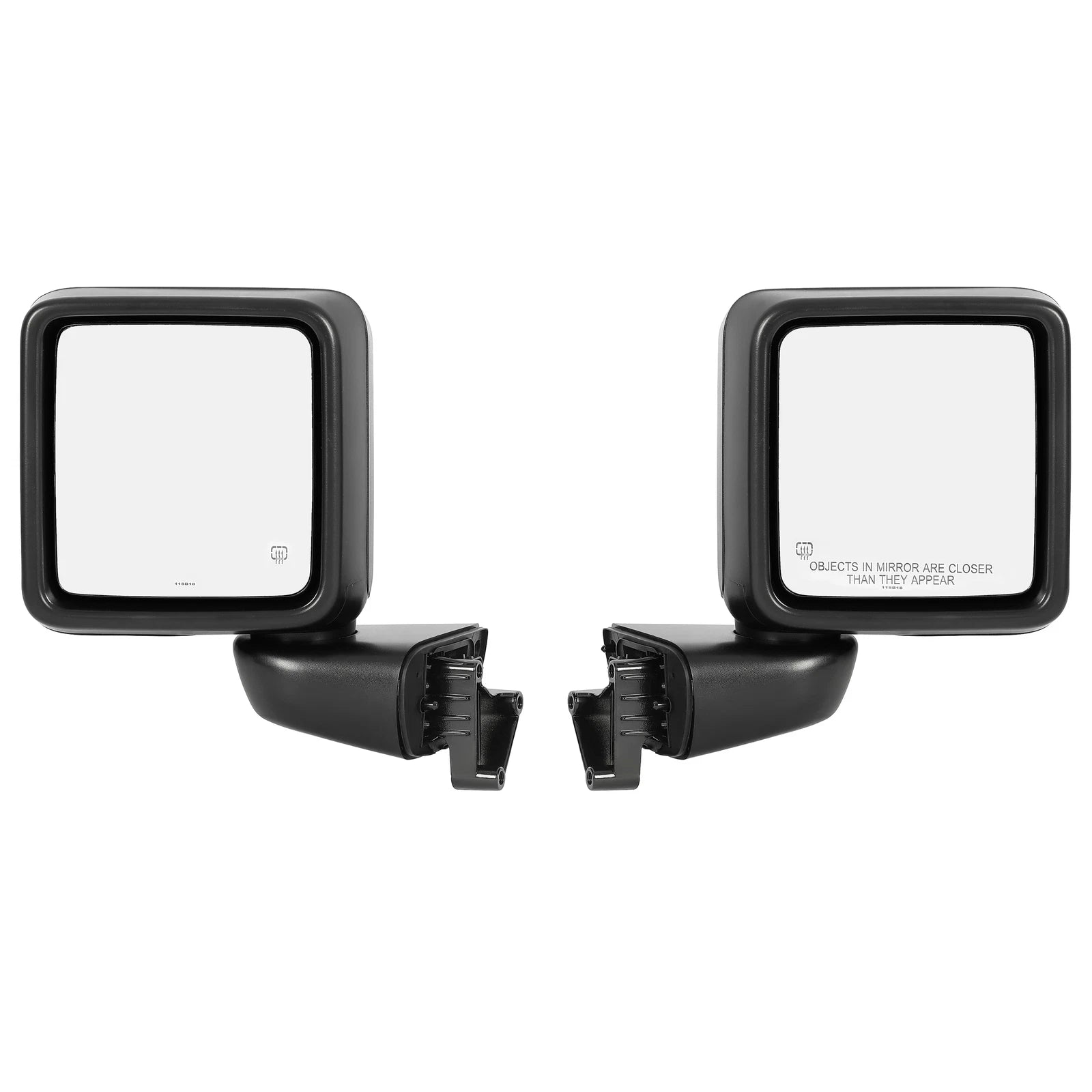 Pair Power Heated Mirrors for Jeep Gladiator Wrangler JL (2018-2023)