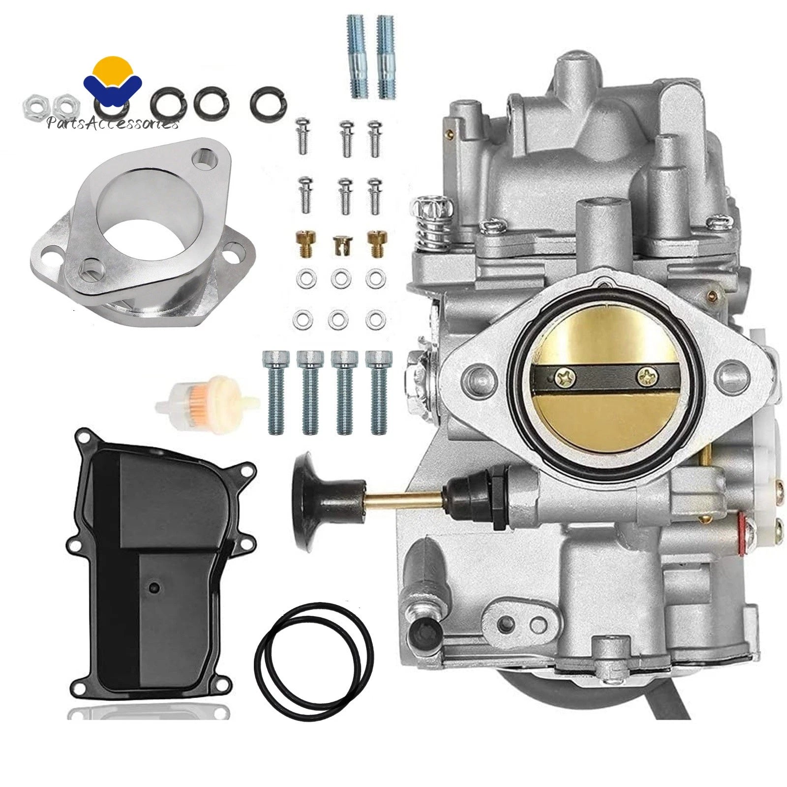 Carburetor & Intake Manifold Boot for Yamaha Warrior 350 YFM350X (1987–2004)