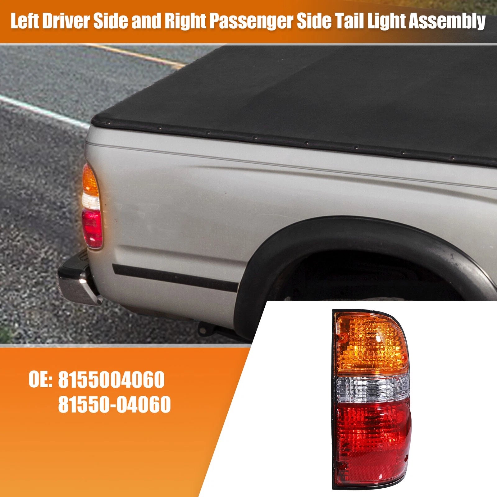Right Side Tail Light Assembly for Toyota Tacoma (2001–2004) No. 8155004060