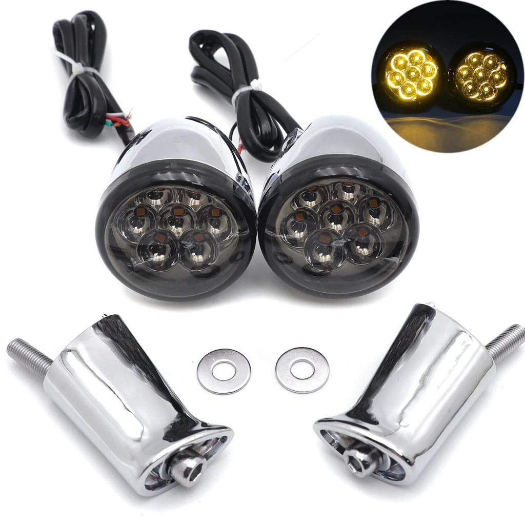 Rear Running Brake Turn Signal Light Indicator Smoke for Harley Sportster (1992–Present)