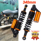 Universal 13.5" Motorcycle Air Shock Absorber Suspension Damper 340mm