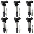 Set of 6 Ignition Coils & NGK Iridium Spark Plugs for Caprice Impala Malibu