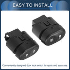 Set of 2 Car Door Lock Switches for Chevrolet Malibu (2008) No.15823977/15835662