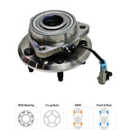 Wheel Hubs for Chevrolet Equinox (2007–2009) Front & Rear AWD
