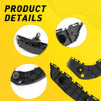 Set of 2 Front Bumper Support Brackets for Toyota 4Runner (2014–2021)