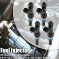 Set of 4 Fuel Injectors 16600-ED000 for Nissan Versa Micra Tiida Qashqai (2007–2013)