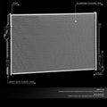 OE Style Aluminum Core Radiator for Audi A3 Volkswagen Golf 2.0L (2015–2019) DPI13578