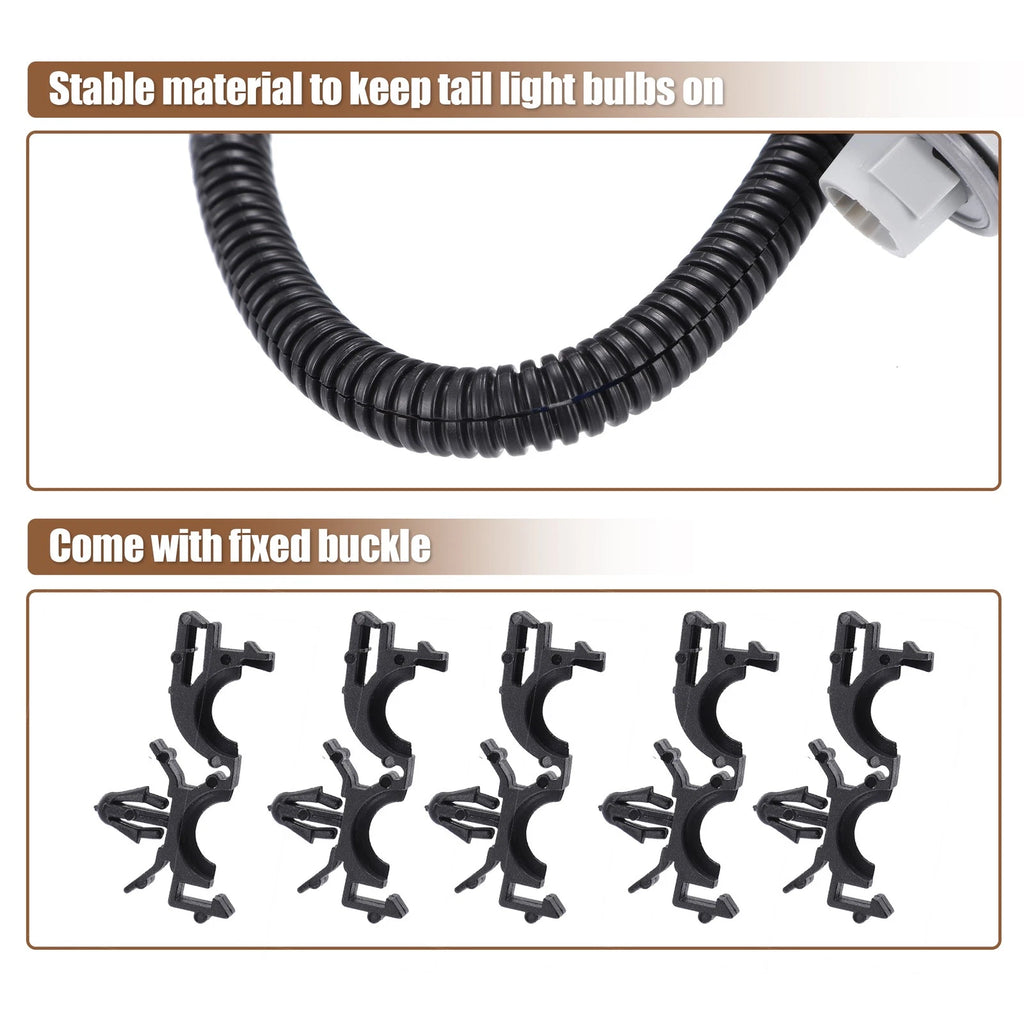 Set of 1 Tail Light Lamp Wiring Harness for Chevrolet GMC Sierra 