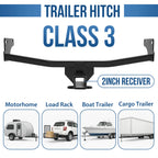 Class 3 Trailer Hitch 2" Receiver for Jeep Patriot Compass (2011–2017)