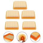 5Pc Air Filter for Stihl FS250 FS350 FS120 FS300R FS200 (N/A) 4134 141 0300