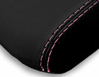 Leather Console Lid Armrest Cover for Toyota 4Runner (2010–2019) Pink Stitch