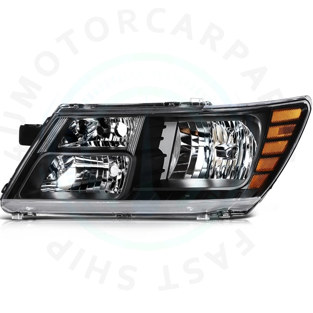Headlight Assembly Set for Dodge Journey (2018–2020) Black