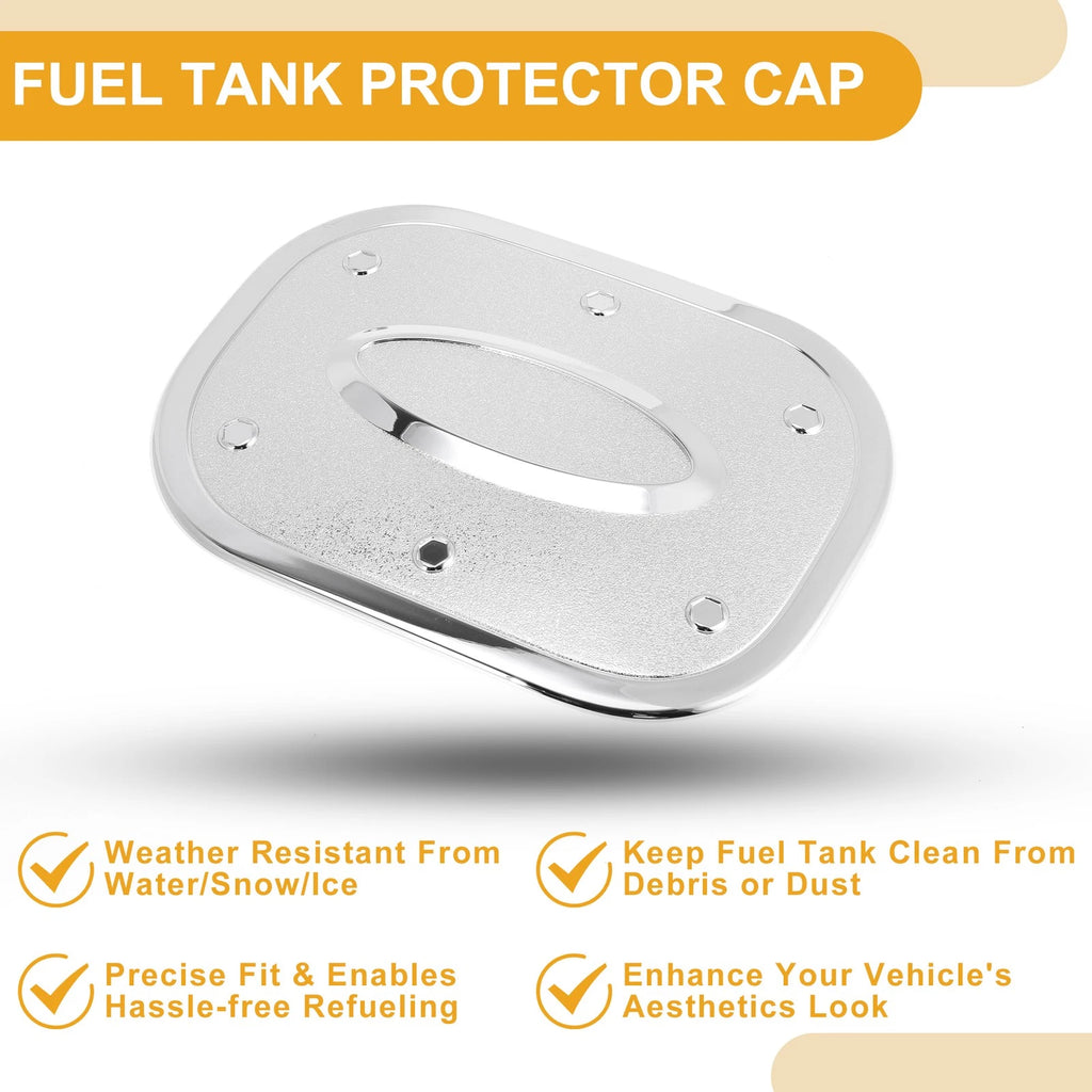 Fuel Tank Door Cap for Buick Envision (2020–2025) Chrome Silver Tone