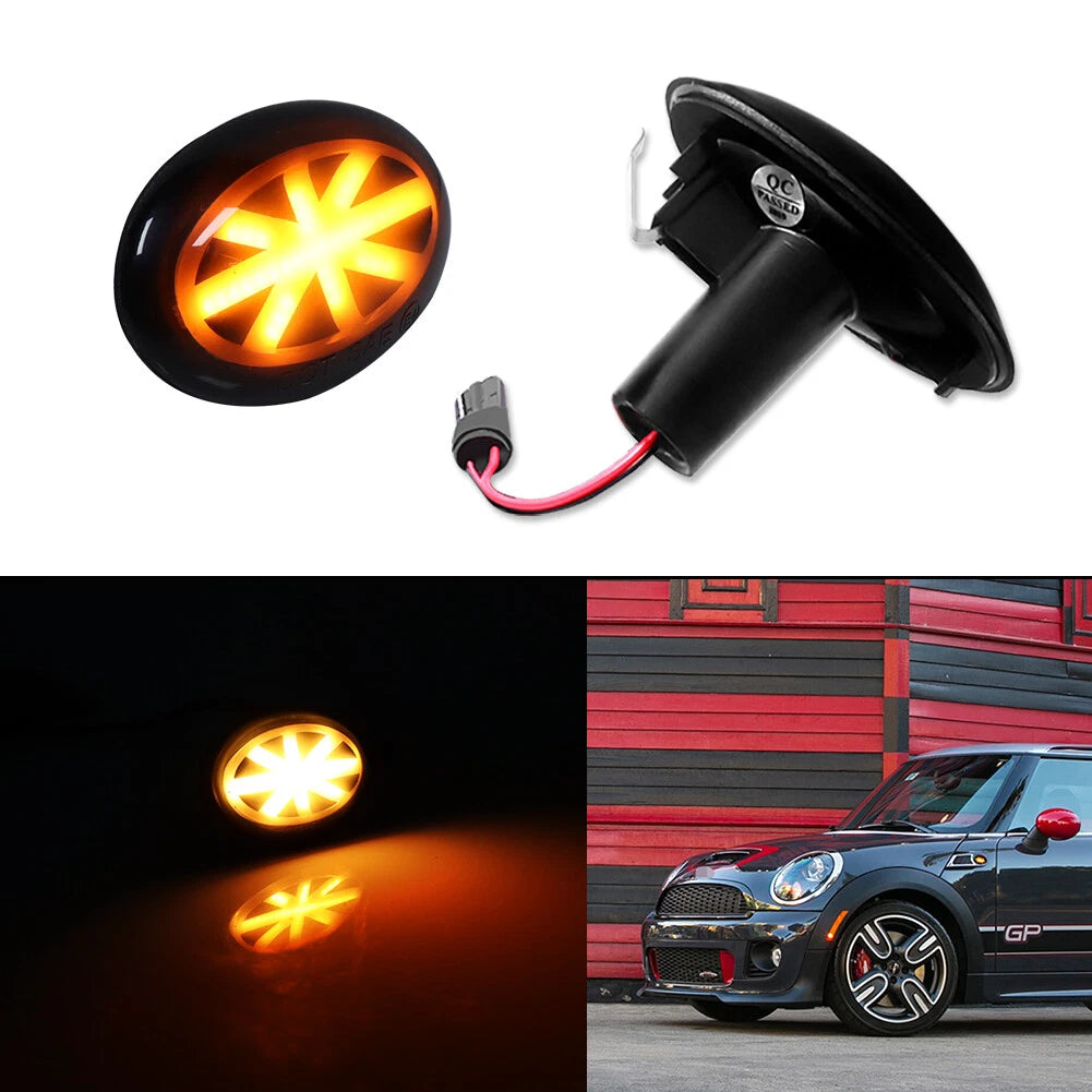 LED Side Marker Lights for MINI Cooper R55 R56 R57 R58 (2007–2015)