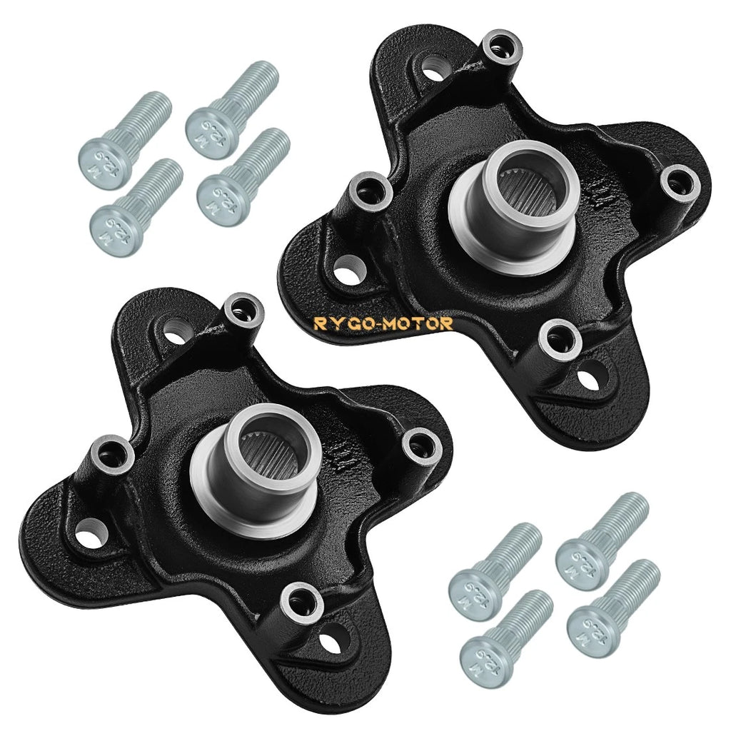2 Front/Rear Wheel Hubs w/Bolt for Polaris RZR S 1000/S4 2016–2017, 2019–2025